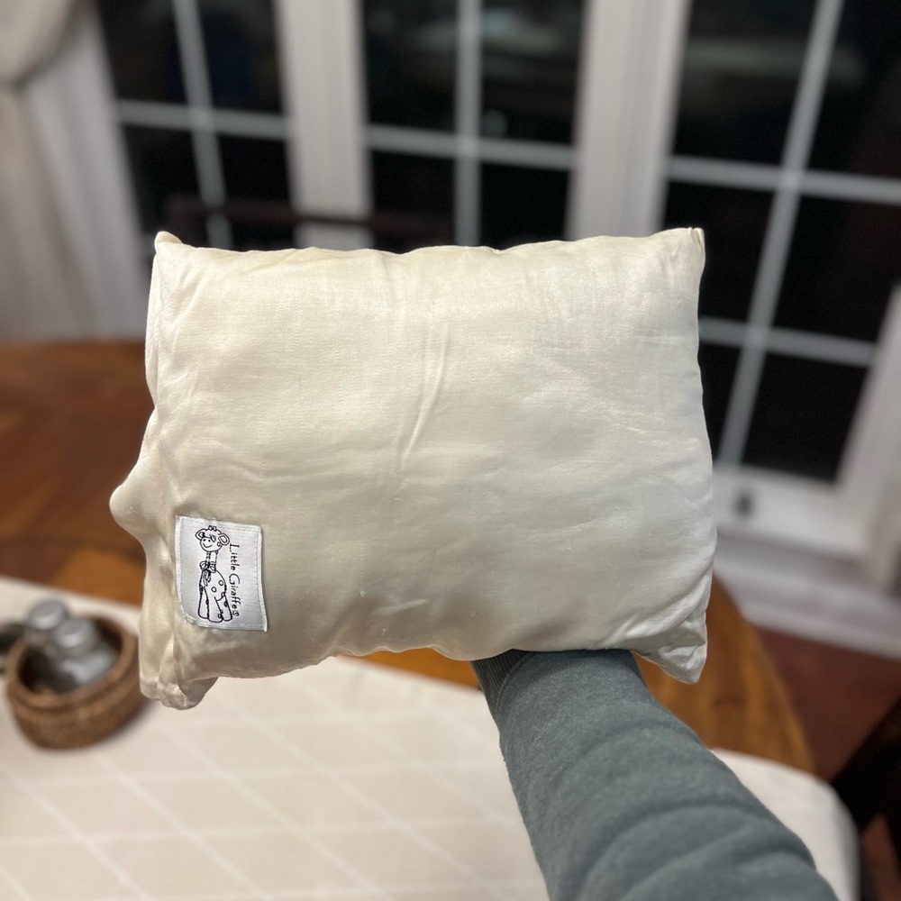 Little Giraffe Cream Pillow